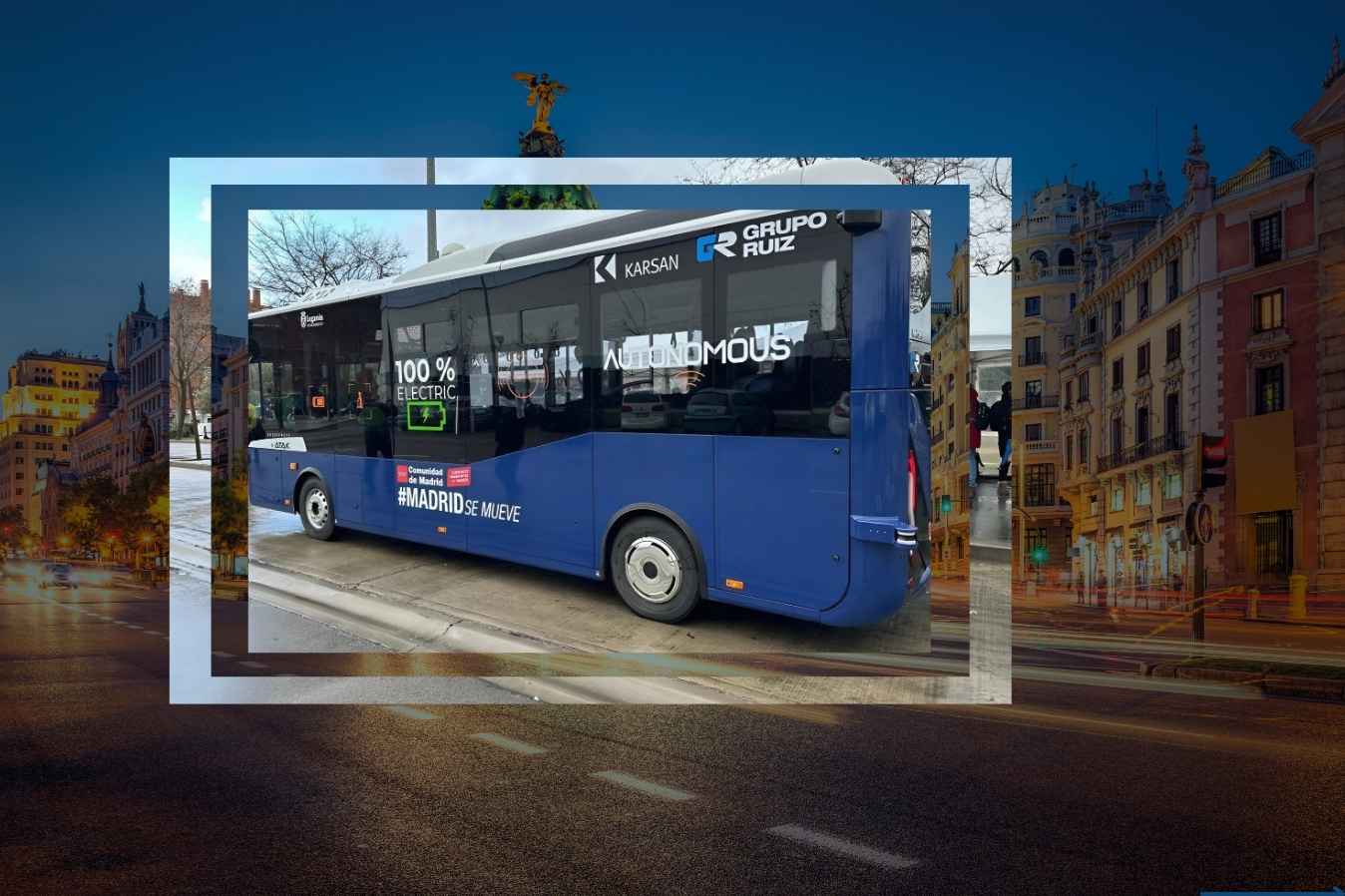 В Мадриде протестировали беспилотные автобусы